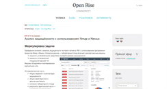 Desktop Screenshot of openrise.org